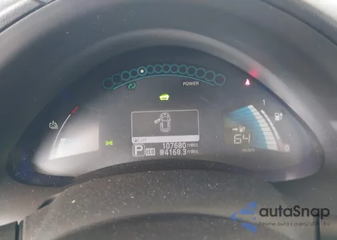 2014 Nissan Leaf Sl z USA, uszkodzony, nr VIN 1N4AZ0CP7EC337294